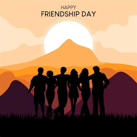 Premium Vector Happy Friendship Day Greeting Card Design Friendship