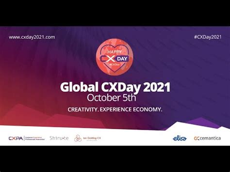 Global CX Day 2021 Finland Track Welcome CX Award Finland YouTube