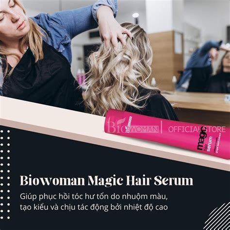 Serum dưỡng tóc Biowoman Magic Hair Keratin Smooth tạo kiểu vào nếp