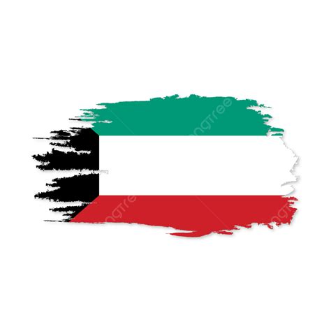 Kuwait Vector Flag Design With Independence Day Kuwait Kuwait Flag