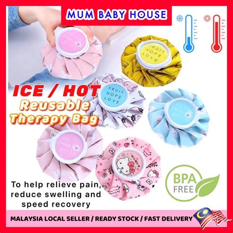 2 In 1 Reusable Ice Bag Pack Hot Water Bag Bag Tuam Ais Air Panas 2 Dalam 1 Hot