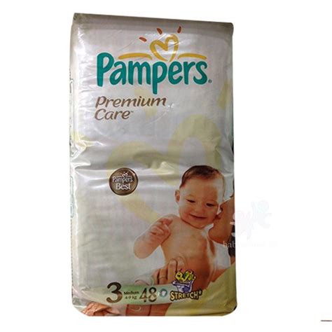 Pamper Diapers Premium Care 3 4 9 Kg 48 Pcs Baby Diapers Gomartpk