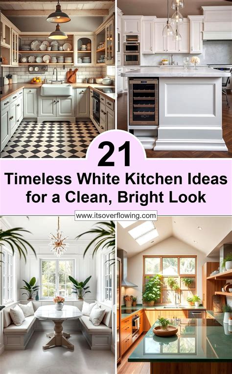 timeless white kitchen ideas   clean bright