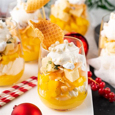 Mango And Coconut Christmas Trifle Marions Kitchen