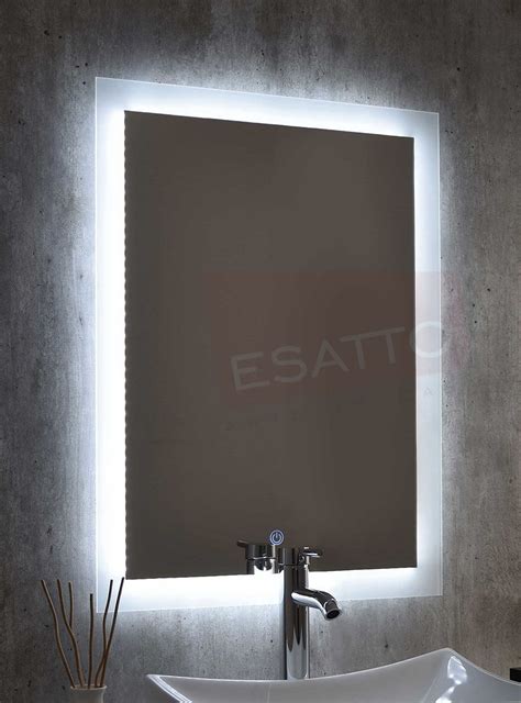 Espejo Led Touch 80 X 60 Cms El8060a Esatto Arte In Casa