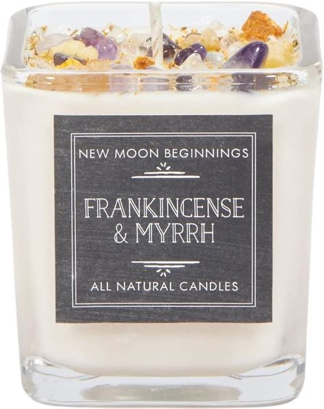 Frankincense And Myrrh Candle By New Moon Beginnings Winter Holiday Candles Herb