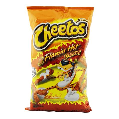 Cheetos Crunchy Flamin Hot Usa 226 8g Shopee Philippines