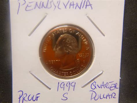 1999 S Pennsylvania 50 States And Territories Quarters For Sale