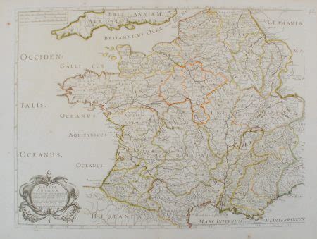 Galliae Antiquae Descriptio Geographica Atlas Old Maps Your