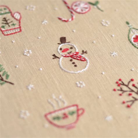 Snowman embroidery – NaiveNeedle