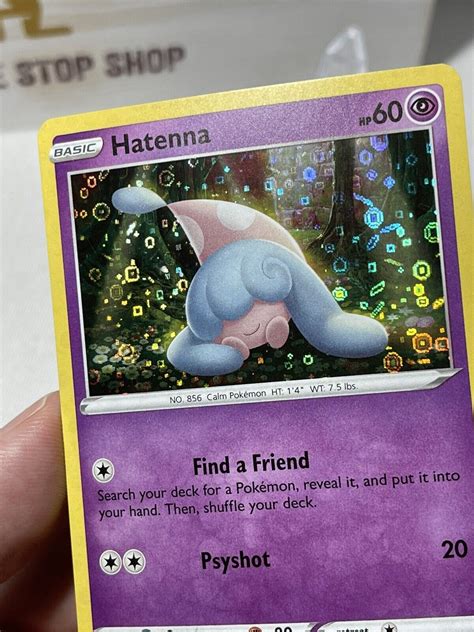 Hatenna Swsh040 Holo General Mills Promo Pokemon 25th Anniversary