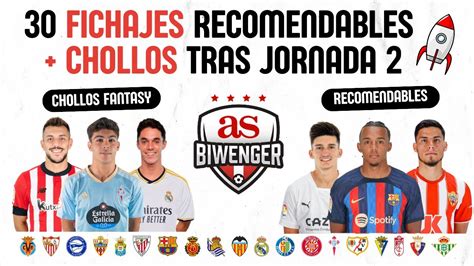 LOS MEJORES FICHAJES Y CHOLLOS FANTASY TRAS LA JORNADA 2 VENTAS