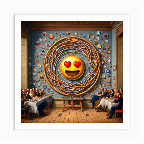 Emoji 6 Art Print by Chaotic - Fy