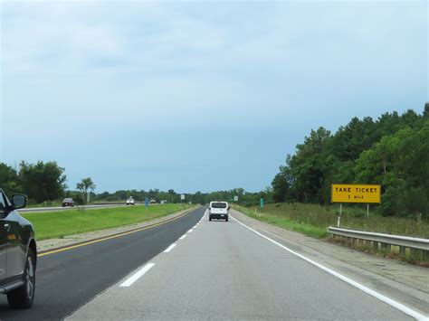 Indiana Interstate 90 Westbound Cross Country Roads