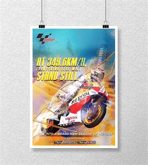 MotoGP Posters & Mailers 2015 on Behance