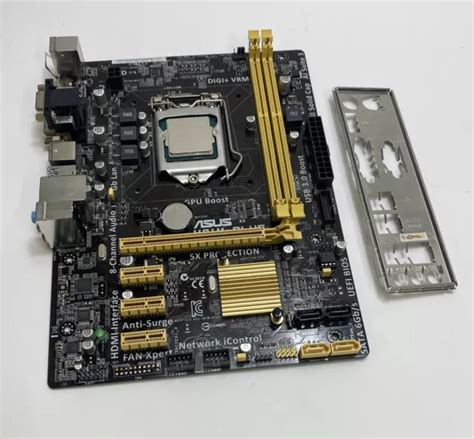 ASUS H81M PLUS REV 1 06 Socket 1150 Motherboard Complete With