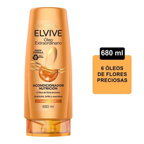 Acondicionador L Or Al Elvive Ol O Extraordinario Cabello Seco Ml