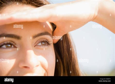 Covering Eyes From Sun Hi Res Stock Photography And Images Alamy