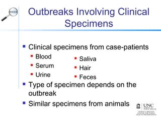 Sampling In Outbreak Investigation Ppt