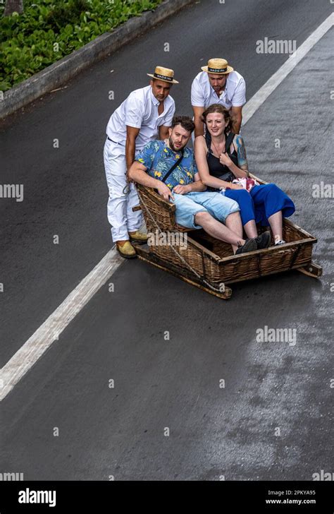 Monte Toboggan Ride Stock Photo - Alamy