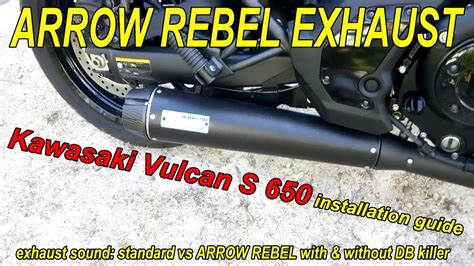 Kawasaki Vulcan S Arrow Rebel Exhaust Installation Guide Youtube