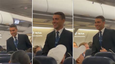 Asistente De Vuelo Conquistó A Pasajeras Con Su Sonrisa Y Se Volvió Viral “es Aerohermoso