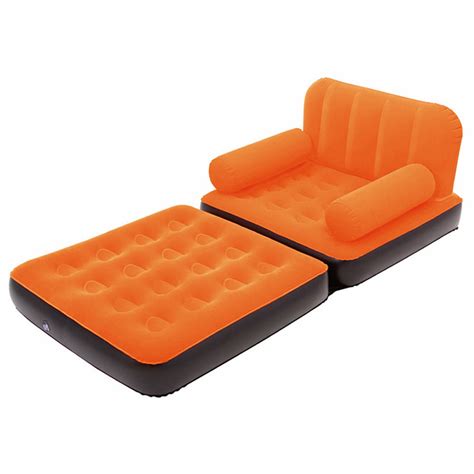 Inflatable Sofa Couch & Full Single Air Bed Daybed Mattress Sleeper ...