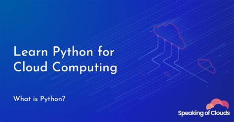 Learn Python For Cloud Computing