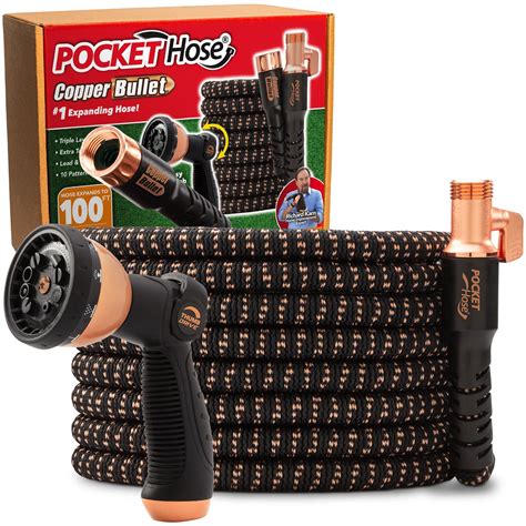 Panxico Water Pipe Nozzle Tools 4 Inches Copper Garden Hose High ...