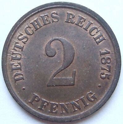 Coin German Reich Empire Pfennig D In Brillant Uncirculated Ebay