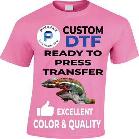 Custom Dtf Transfer Heat Transfer Vinyl And Shirt Supplies Primepick