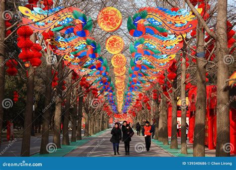 During The Spring Festival In China, A Standby In Confucius Temple ...