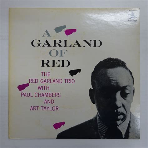 Prestige Mono The Red Garland Trio With Paul Chambers