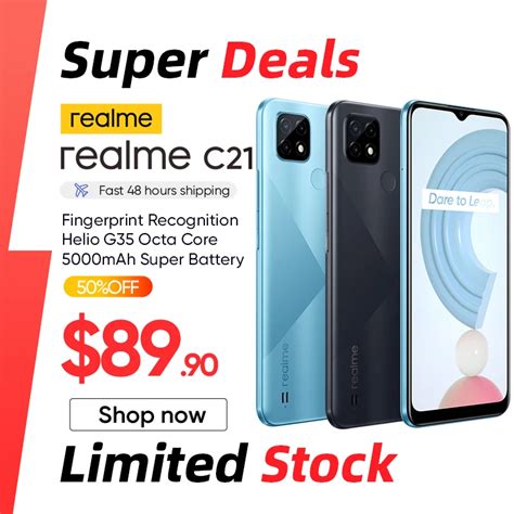 [Цена распродажи] realme C21 Русская версия восьмиядерный процессор ...