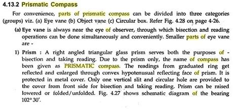 Prismatic Compass