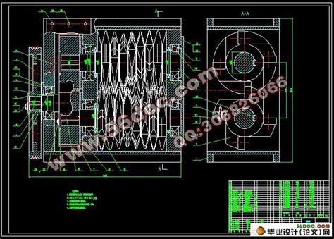 双齿辊破碎机的设计含cad零件图和装配图机械机电