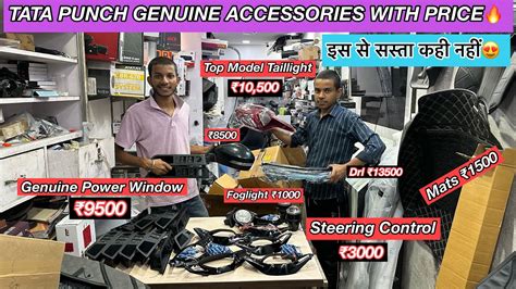 Tata Punch Genuine Accessories With Pricetata Punch Pure Modifiedtata