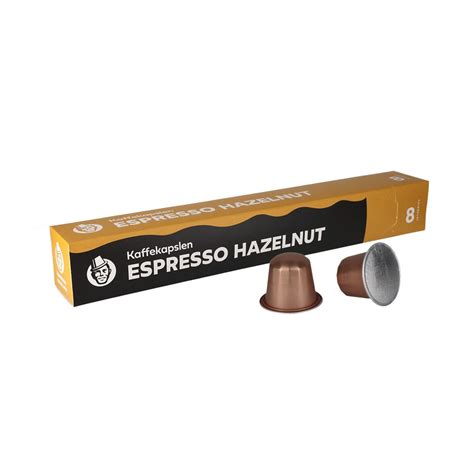 Kaffekapslen Espresso Nocciola Premium 10 Capsule Per Nespresso Per