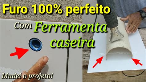 Marcar e fazer furos em cerâmica ou porcelanato assim é fácil YouTube