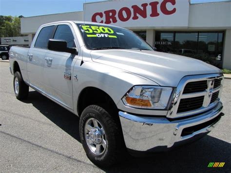 2011 Bright Silver Metallic Dodge Ram 2500 Hd Slt Crew Cab 4x4