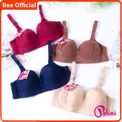 Jual Bee Bra Bh Polini Push Up Bh Busa Tanpa Kawat Ukuran Besar