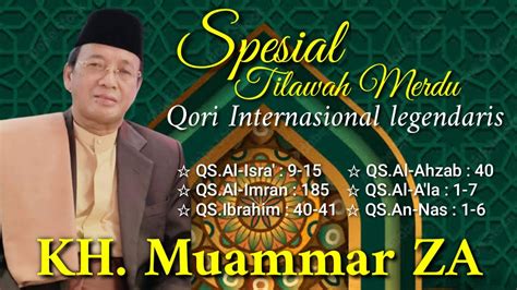 Tilawah Merdu Khmuammar Za Full 1 Jam Qori Internasional Suara