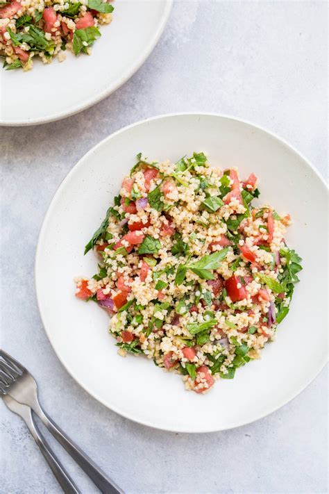 Millet Tabbouleh Salad Gluten Free Vegan Salted Plains