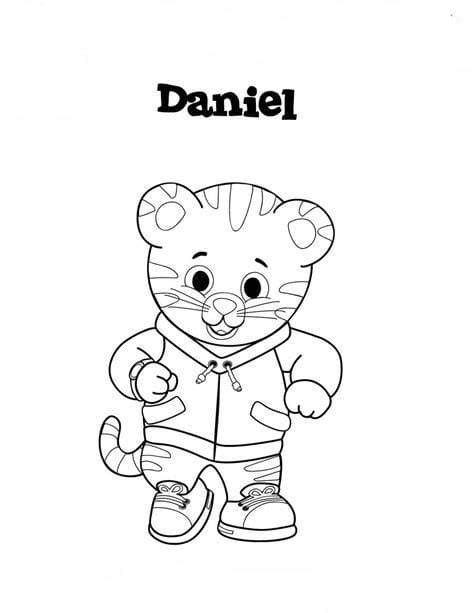 Lindo Daniel Tiger Para Colorir Imprimir E Desenhar Colorir Me