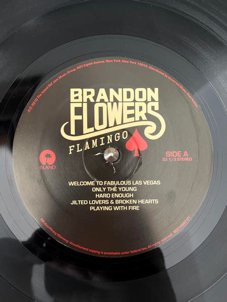 Brandon Flowers - Flamingo - Vinyl Pussycat Records