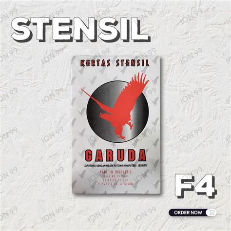 Kertas Stensil Buram F4 Garuda