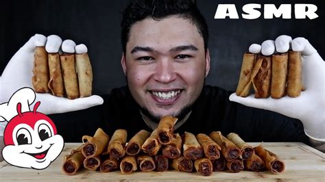 Asmr Jollibee Lumpiang Shanghai Mukbang No Talking Eating Sounds