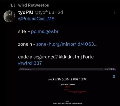 Cad A Seguran A Afronta Hacker Ap S Invas O De Sites Das Pol Cias