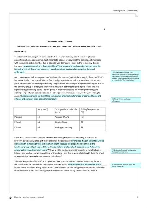 Pdf Chemistry Investigation Factors Effecting The Boiling Pdf