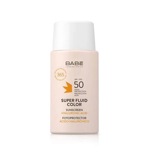 Kem Ch Ng N Ng B O V Da K T C U M U T Nhi N V I Da Babe Color Super Fluid Sunscreen Spf